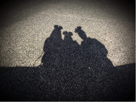 ディズニーランドで