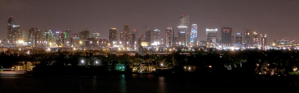 マイアミの夜景
