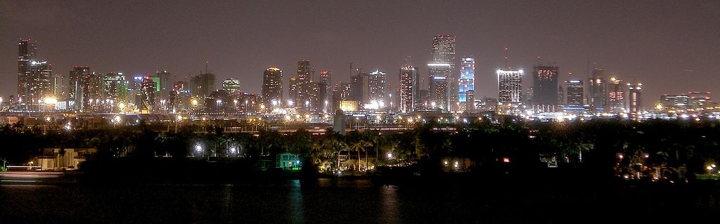マイアミの夜景 マイアミの夜景