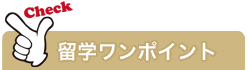 留学ワンポイント